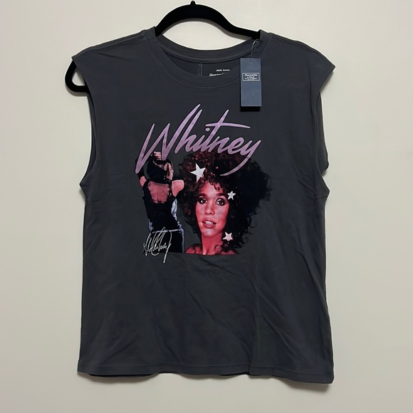 NWT A&F Whitney Houston Muscle Tee - Picture 1 of 6